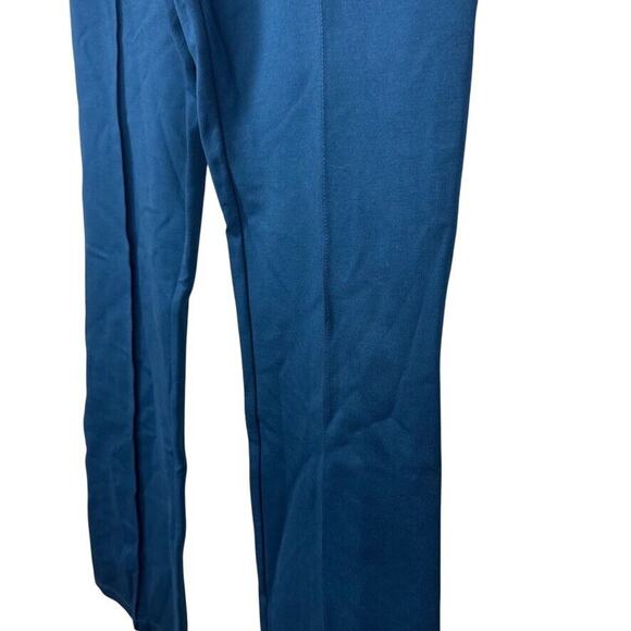 Sanctuary Lana Flare Ponte Knit Pants Blue Jewel NWT Stretch Pull On sz Large - Picture 9 of 16